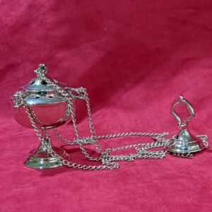 Incensario metálico ref 349 Niquel