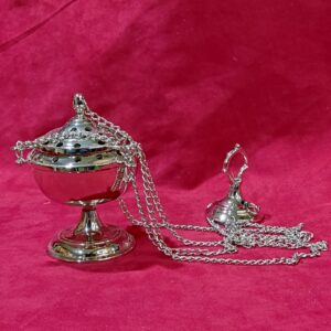 Incensario metálico ref 350 Niquel