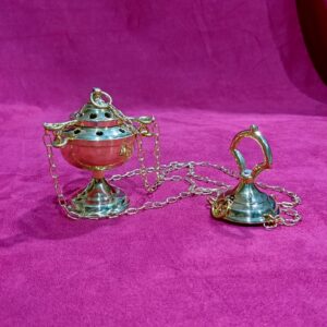 Incensario metálico ref 345 Níquel