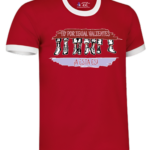 camiseta combi rojo-blanco