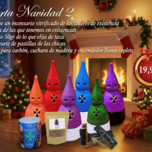 Oferta Navidad Nº2 Incensario a elegir + incienso de 50 gr
