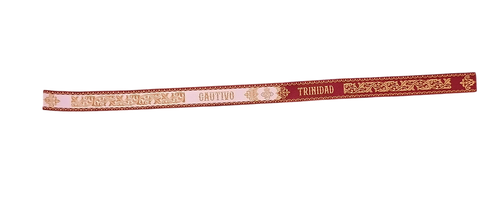 Pulsera tejida Cautivo y Trinidad